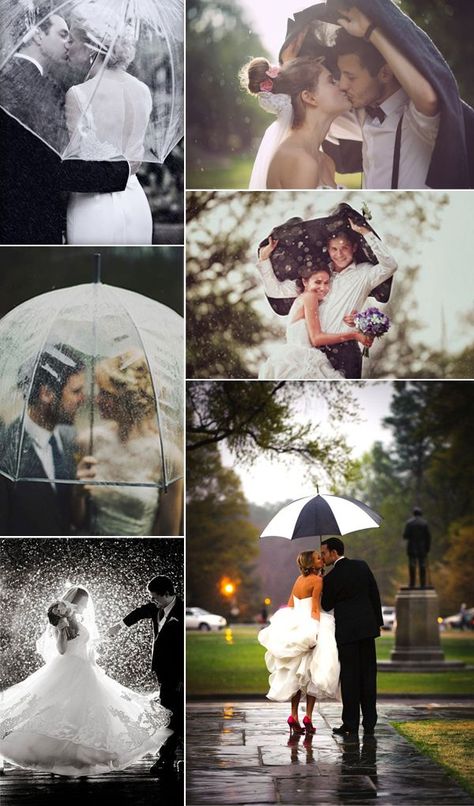 beautiful rainy wedding photo ideas Rainy Wedding Photos, Inspi Photo, Party Poses, Rain Wedding, Rain Photo, Master Board, Rainy Wedding, Wedding Picture Poses, Pose Fotografi