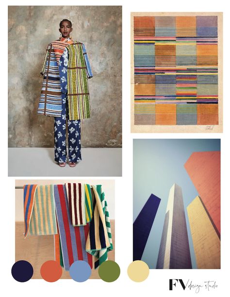 CARAVAN STRIPES / SPRING 2023 Duro Olowu, Fashion Trend Forecast, Color Trends Fashion, Fashion Forecasting, Christian Fashion, Trends 2023, Print Trends, 2023 Fashion, Trend Forecasting