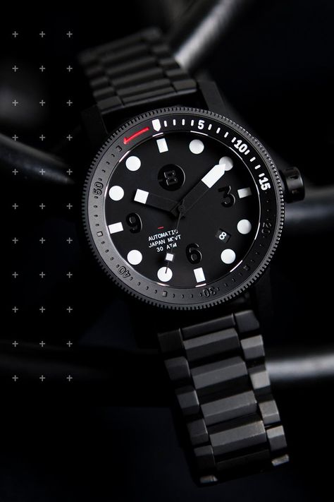 Diver Watches For Men, Minimal Watch Design, Horology Design, Futuristic Watches, Rugged Watches, Mens Watches Expensive, Minimal Watch, Timepiece Design, Tactical Watch