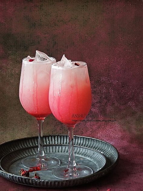 Litchi Rose Agua Fresca Litchi Fruit, Bhatura Recipe, Cherry Lemonade, Serving Glasses, Yellow Lentils, Idli Recipe, Raw Garlic, Yogurt Flavors, Refreshing Summer Drinks