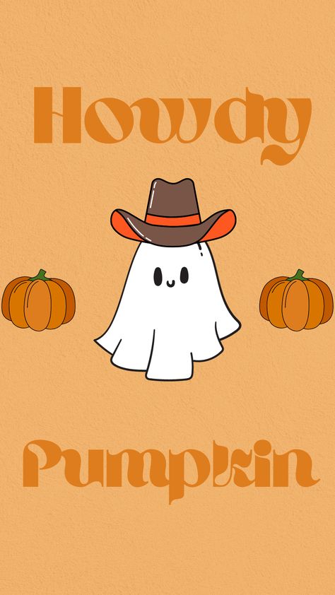 Cute Country Fall Wallpapers, Halloween Aesthetic Poster, Cowboy Halloween Aesthetic, Cowboy Fall Wallpaper, Halloween Cow Wallpaper, Cow Halloween Wallpaper, Halloween Fall Wallpaper Aesthetic, Fall Country Wallpaper, Country Halloween Wallpaper