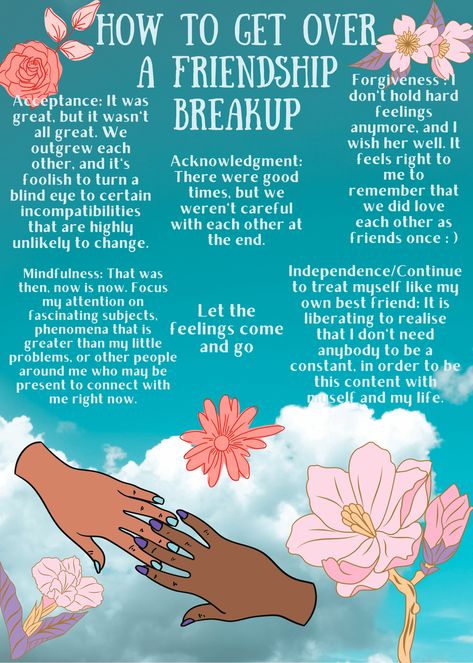 Friendship breakup Getting Over A Friendship Breakup, How To Deal With A Friendship Breakup, How To Feel Better After A Breakup, How To Get Over A Friendship, How To Comfort A Friend After A Breakup, How To End A Friendship, How To Be A Better Friend, Breakup Friendship, Friendship Heartbreak