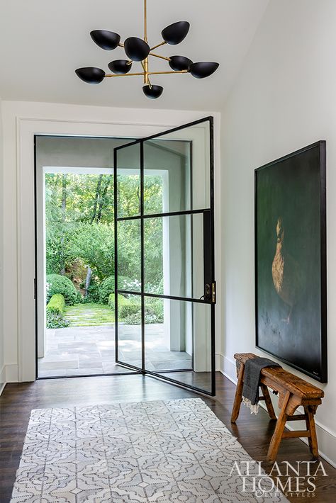 Pivot Front Door, Glass Pivot Door, Paris Markets, Pivot Door, Southern Pine, Bold Artwork, Blurred Lines, Pivot Doors, Garden Rooms