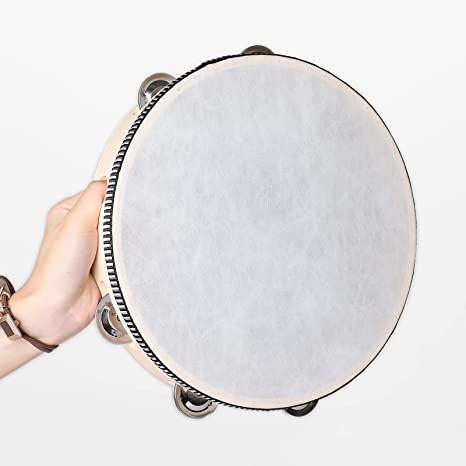 Amazon.com: Tambourines for Adults, 10 inch Hand Tambourine with Metal Jingles Bells Hand Drum Percussion Instruments for Party Church Games KTV : Musical Instruments Church Games, Hand Drum, Graphic Design Flyer, Hand Bells, Percussion Instruments, Tambourine, Music Box, Percussion, Sell Items