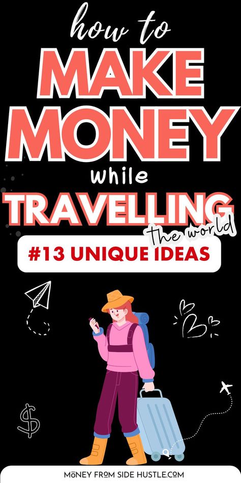 make money travelling Make Money Traveling, Appeal Letter, Get Paid To Travel, Paid To Travel, Extra Income Online, Best Jobs, Travel Jobs, Blogging For Money, Saving Plan