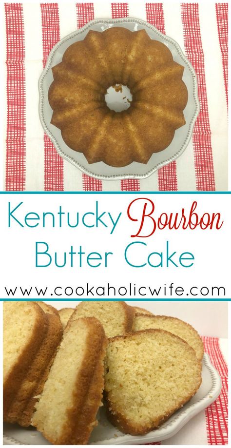 Bourbon Butter Cake, Whiskey Cake Recipe, Bourbon Butter, Almond Wedding Cakes, Bourbon Cake, Liquor Cake, Bourbon Recipes, Kentucky Butter Cake, Whiskey Cake