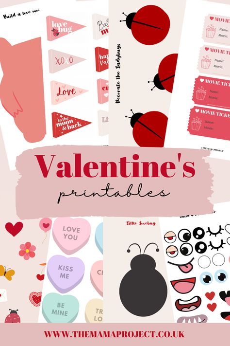 Valentines Day Decorations Printables, Free Kids Valentines Printable Cards, Valentines Free Printables For Kids, Valentine Craft Printables Free Kids, Valentine’s Day Printables Kids, Valentines Templates Printables, Free Valentine Printables For Kids, Printable Valentines Day Cards For Kids, Free Valentines Day Printables For Kids