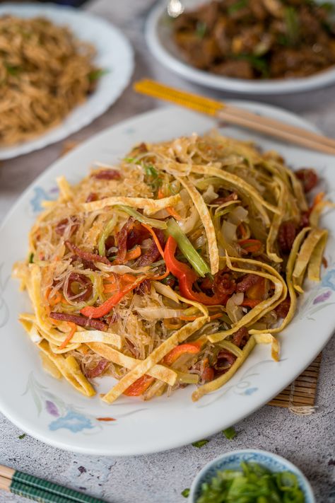 Vermicelli Recipe, Stir Fried Rice, Chinese Noodle Recipes, Vermicelli Recipes, Stir Fry Rice, Asian Noodle Recipes, Asian Noodle, Rice Vermicelli, Easy Chinese Recipes