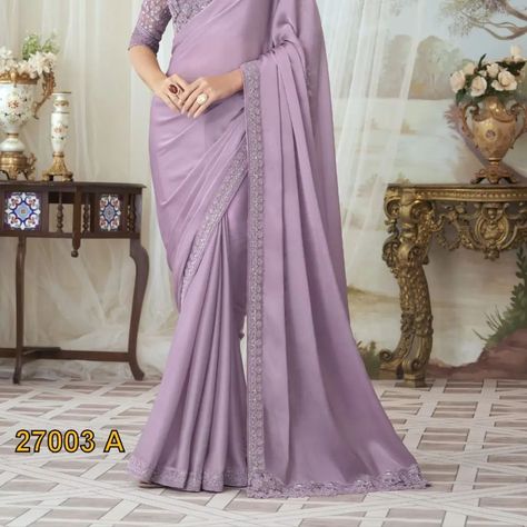 ✅️Book Your Order and Inquiry WhatsApp No:  9601606887 Launching new amazing saree collection for festival Brand :- *TFH* ➡️Catalog - *Silver Screen 27003* ➡️Rate - *2695+5%* ➡️Fabric - *Glorious Silk, Fancy Fabric* ▶️Hurry up ▶️6 pcs set ▶️Single Also (66) . . . #designersarees #designersaree #saree #sharee #sari #Partysaree #partywearsarees #festivalstyle #festivaloutfit #traditionalsaree #traditionaloutfit #ethnic #ethnicsarees #indianwear #sareeseduction #sareelover #sareecollectio... Fancy Fabric, Lavender Silk, Party Mode, Designer Sarees Online, Party Kleidung, Trendy Sarees, Purple Silk, Chiffon Saree, Traditional Sarees