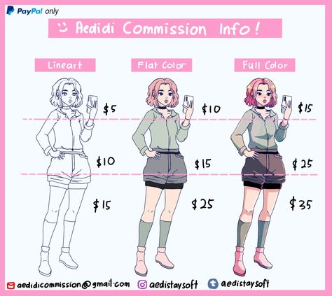 Art Commission Sheet Ideas, Commission Sheet Example, Art Commision Sheet, Art Comission Prices, Comissions Art Prices Template, Commissions Open Template, Commission Prices Sheet, Art Commissions Prices, Art Commissions Sheet