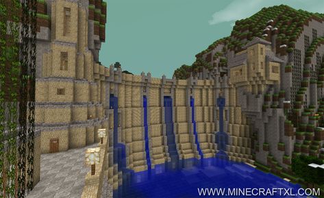 Staudamm Minecraft Dam Ideas, Dam Minecraft, Minecraft Dam, Minecraft Inspo, Minecraft 1, Minecraft Building, Minecraft Buildings, Minecraft Architecture, Minecraft