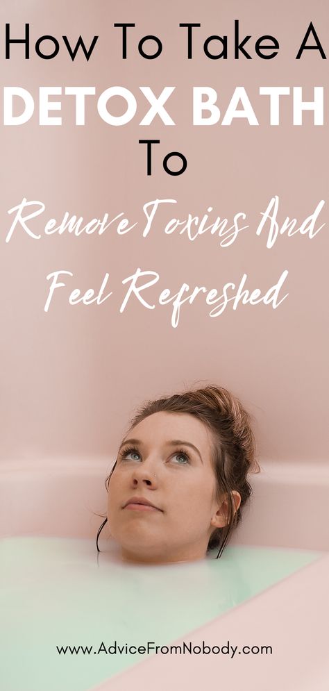 Simple Self-Care Detox Bath Recipes for a relaxing and refreshing bath routine to get rid of the day's stress and unwind. Toxin Bath Soak, Bath To Remove Toxins, Healthy Bath Soaks, Essential Oil Detox Bath, Detoxing Bath Soak, Diy Detox Bath, Bath Detox For Women, Bath Water Ideas, Borax Detox Bath Recipe