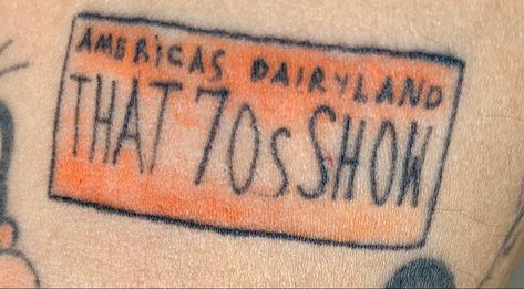 That 70s Show Tattoo Ideas, That 70s Show Tattoo, 70s Show Tattoo, 70s Tattoo Ideas, Show Tattoo, Punk Tattoo, Flash Ideas, 70s Show, That 70s Show