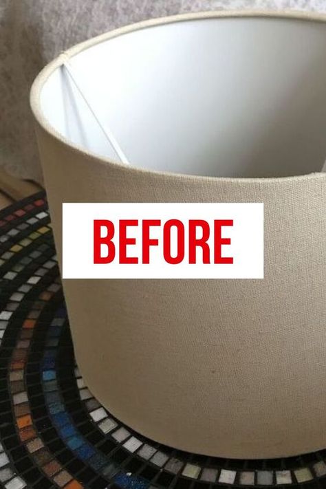 Refurbished Lamps, Bedroom Lamps Bedside, Recover Lamp Shades, Upcycle Lamp, Lampshade Redo, Abat-jour Diy, Lamp Redo, Diy Lamp Makeover, Decorate Lampshade