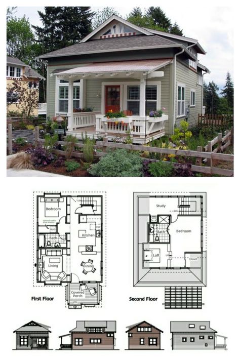 #house #houseplan #cottage #smallhouse #home Single Person House Plans, Cute Small Family House, Smaller Homes Plans, Cottage Home Designs House Plans, Small Home Blueprint, Small Cottage House Plans One Story, Small Square House Plans, Small Homes Plans, Small Family Home Exterior