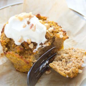 Keto Pumpkin Muffins with Coconut Flour - Sugar Free Londoner Desserts With Coconut Flour, Desserts With Coconut, Muffins With Coconut Flour, Coconut Flour Pumpkin Muffins, Locarb Recipes, Coconut Flour Desserts, Flour Desserts, Coconut Flour Muffins, Coconut Flour Cakes