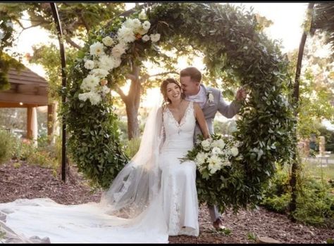 Austin likes this swing... Secret Garden Rancho Santa Fe, Wedding Altars, Banquet Hall, Wedding Wire, Santa Fe, Secret Garden, The Secret, Wedding Dresses Lace, Wedding Inspiration