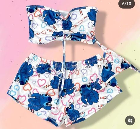 Cute Sleepwear, Cute Pajama Sets, Stitch And Angel, Cami Set, Beads Bracelet Design, Cute Pajamas, Funny Wallpaper, Pajama Sets, Cute Fits