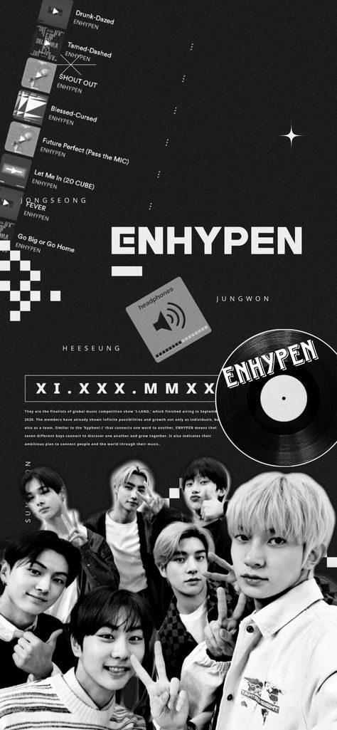 Enhypen wallpaper by me Enhypen Future Perfect Wallpaper, Enhypen Collage Wallpaper Aesthetic, Simple Enhypen Wallpaper, Memorabilia Enhypen Wallpaper, Hidden Enhypen Wallpaper, Enhypen Shout Out Wallpaper, Enhypen Album Wallpaper, Enhypen Wallpaper Aesthetic Iphone, Enhypen Songs Wallpaper