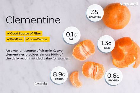 Clementines may be small in size but there’s nothing tiny about their nutritional offerings or health benefits. Enjoy as a snack or part of a tasty recipe. Clementine Benefits, Food Benefits, Fitness Hacks, Nutritional Deficiencies, Health Hacks, Fasting Diet, Tasty Recipe, Food Nutrition, Food Facts