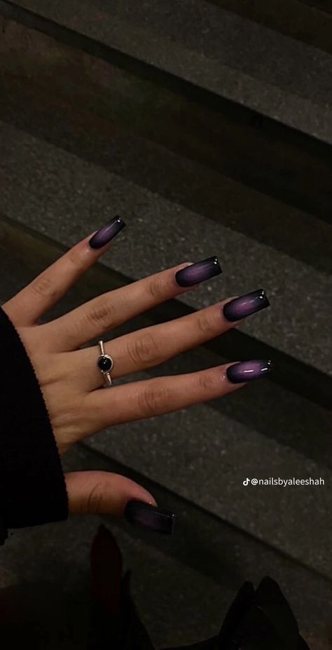 Lavender And Black Nails, The Saint, Ig Stories, Black Nails, Nail Inspo, Acrylic Nails, Beauty Hacks, Lavender, Nail Art