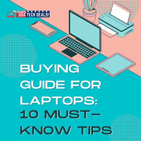 🎯 Thinking about buying a new laptop? Before you make a decision, check out my latest blog post: "Buying Guide for Laptops: 10 Things to Consider Before Buying a Laptop"! 💻✨ This comprehensive guide covers everything you need to know to make the right choice, from understanding your needs to exploring the best picks and avoiding common mistakes. Take advantage of these expert tips! 🔗 https://usatechdeals.com/buying-guide-for-laptops/ #LaptopGuide #OnlineBuyers #TechSavvy #LaptopShopping ... Make A Decision, New Laptop, Tech Savvy, New Laptops, Buying Guide, Understanding Yourself, Blog Post, Need To Know, Blog Posts