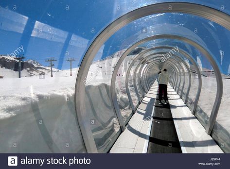 Glass Tunnel Walkway, Futuristic Tunnel, Moving Walkway, Train Stations, Immersive Experience, Walkway, Train Station, Club House, Stock Photography