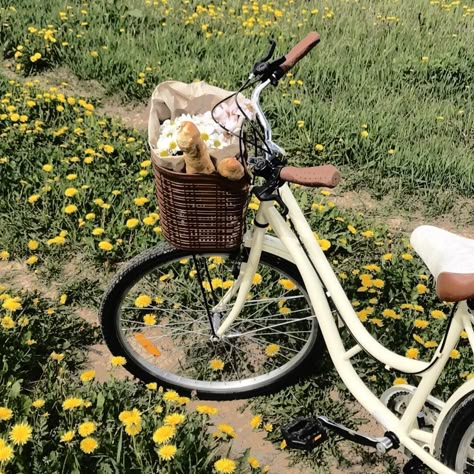 Bicycle Aesthetic, Aesthetic Bike, Summer Bike, Bike Aesthetic, Cottage Aesthetic, Cottage Core Aesthetic, Cottagecore Aesthetic, Spring Aesthetic, + Core + Aesthetic