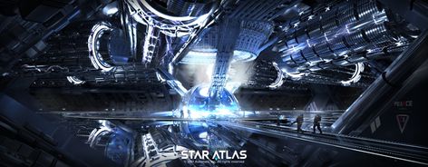 ArtStation - Star Atlas Pearce C11 Fusion Drive Star Atlas, Welcome To The Real World, Gary Sanchez, Alien Races, Space City, World Star, Unreal Engine, Blockchain Technology, The Real World