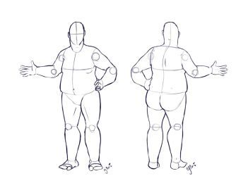 Fat Costume Design Base - Commission by IllustratedJai Costume Renderings Template, Middle Aged Man Drawing Reference, Man Croquis, Fat Character Design Male, Linus Baker, Fat Man Drawing, Male Croquis, Tech Theatre, Fat Character