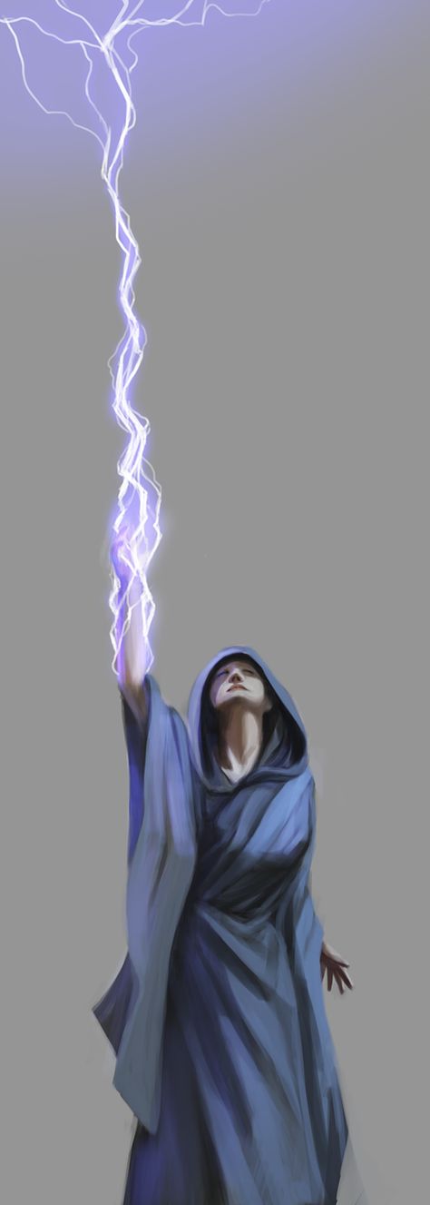 Lightning magic Druid Robes, Lightning Wizard, Wizard Sketch, Lightning Mage, Tempest Cleric, Lightning God, Lightning Magic, Magic User, Study Reference