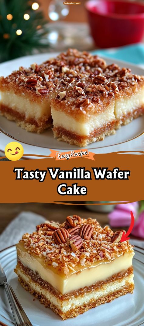 Vanilla Wafer Dessert Recipes, Vanilla Wafer Cake 12 Tomatoes, Vanilla Wafer Desserts, Vanilla Wafer Cake Recipe, Wafer Desserts, Vanilla Wafer Recipe Desserts, Vanilla Wafers Recipe, Wafer Cake Recipe, Vanilla Wafer Dessert