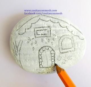 Stone Step, Rock Painting Tutorial, Rock And Pebbles, Painted Rocks Craft, Painted Rocks Diy, Learn How To Paint, Rock Painting Ideas Easy, Rock Painting Patterns, House On The Rock