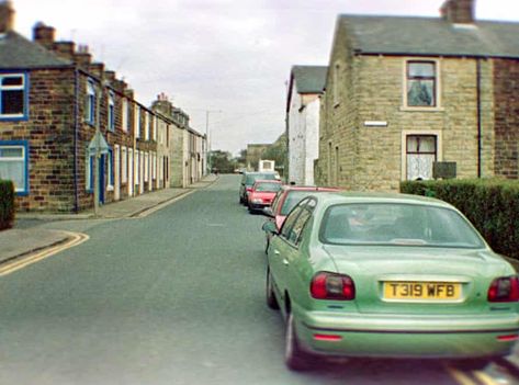 Green car in 70s Britain. 70s Britain, 70s Architecture, Grandparents House, Mystery Film, Kodak Gold, Film Roll, Old Cameras, Davy Jones, All The Young Dudes