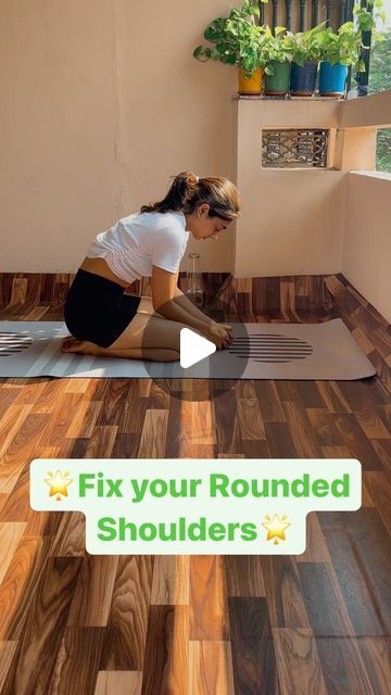 2.2M views · 87K likes | Ael on Instagram: "5 Million 🙏🏻
Hold it for 7-10deep breaths each ❤️‍🔥
Read more about it👇🏻
✨Rounded shoulders often result from poor posture, excessive sitting, or muscle imbalances. Yoga can help by strengthening weak muscles, improving posture, and increasing flexibility. 
✨Poses like Cat-Cow, Cobra, and Shoulder Opener can be particularly beneficial.
 ✨Regular yoga practice can gradually correct rounded shoulders and promote better alignment. 

Join for regular yoga classes. Dm ‘yoga’ for the details 🫶

Follow @foldsbyael 💕
 (Yoga, yoga for shoulder, yoga for flexibility, shoulder stretched)" Yoga For Headaches, Headstand Yoga Poses, Shoulder Yoga, Increasing Flexibility, Improving Posture, Cat Cow, Rounded Shoulders, Kids Yoga Poses, Muscle Imbalance