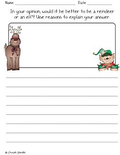 Swimming Into Second: Christmas opinion freebies Christmas Opinion Writing, Opinion Prompts, Elf Writing, Writing Genres, 3rd Grade Writing, Elementary Writing, 2nd Grade Classroom, Opinion Writing, Have A Good Night