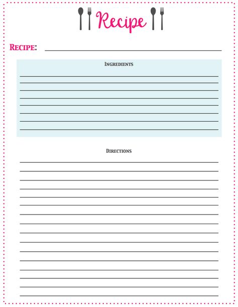 Organization - Free Printable Recipe Cards, recipe cards, recipe card printable, free printables, recipe organization, meal planning Recipe Templates Free, Recipe Binder Printables, Recipe Template Printable, Diy Recipe Binder, Printable Recipe Page, Recipe Printable, Recipe Sheet, Recipe Cards Printable Free, Diy Cookbook