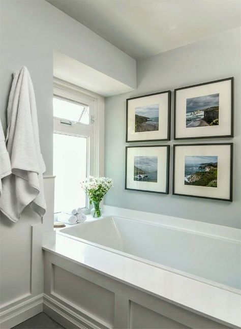 In a series on failsafe paint colors, interior designer Laurel Bern reveals a soothing palette 7 of the best no fail benjamin moore gray bathroom colors Benjamin Moore Bathroom Colors, Wickham Gray, Benjamin Moore Bathroom, Light Grey Bathrooms, Best Bathroom Paint Colors, Best Bathroom Colors, Best Gray Paint, Benjamin Moore Gray, Pretty Bathrooms