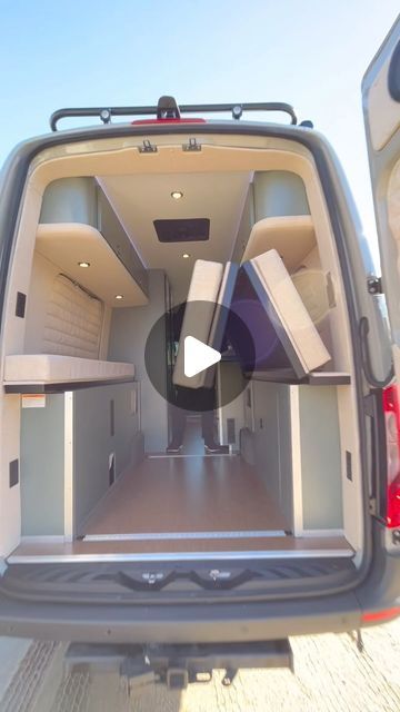 Camper Layout Ideas, Motorhome Interior Ideas, Camper Bed Ideas, Van Conversion Ideas Layout, Vanlife Interiors, Camper Layout, Campervan Build, Van Conversion Layout, Caravan Interiors