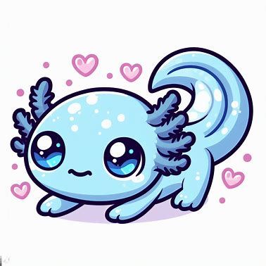 cute illustration of an axolotl with blue eyes as - Image Creator from Microsoft Designer Blue Axolotl Drawing, Easy Axolotl Drawing, Cute Axolotl Art, Kawaii Axolotl Drawing, Cute Axolotl Drawing, Axolotl Illustration, Axolotl Cartoon, Axolotl Drawing, Kawaii Dragon