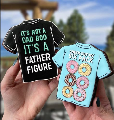 Tshirt Cookie Decorated, Father's Day Decorated Cookie, Fathers Day Sugar Cookies Decorated, Easy Father’s Day Decorated Cookies, Diy Father’s Day Cookies, Father’s Day Cookies Decorated, Father’s Day Sugar Cookies, Fathers Day Cookies Decorated, Father’s Day Cookies