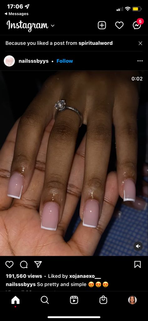 Clear Gold Acrylic Nails, Cute Short Gel Nails French Tip, Cute Short Fall Nail Sets, Nails To Match Champagne Dress, Short Nails Nude Color, Graduation Acrylic Nails Design, Accent Nail Designs Ring Finger, Brown Nude Acrylic Nails, Short Clear Acrylic Nails