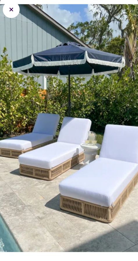 Pool Seating, Pool Lounge Chairs, Seating Ideas, Pool Chairs, Pool Lounger, Pool Lounge, Living Essentials, Outdoor Oasis, Lounge Chairs