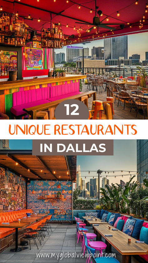 Fun and unique restaurants in Dallas, Texas Dallas Texas Restaurants, Coolest Restaurants, Restaurants For Birthdays, Dallas Food, Texas Restaurant, Dallas Restaurants, Dinner Restaurants, Cool Restaurant, Bbq Restaurant