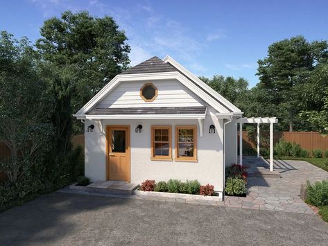 Garage Converted To Tiny House, Detached Garage Conversion Guest House, Adu With Garage, Garage Conversion Apartment, Garage Conversion Granny Flat, Garage Conversion Ideas, Garage Adu, Granny Suite, House Refurbishment