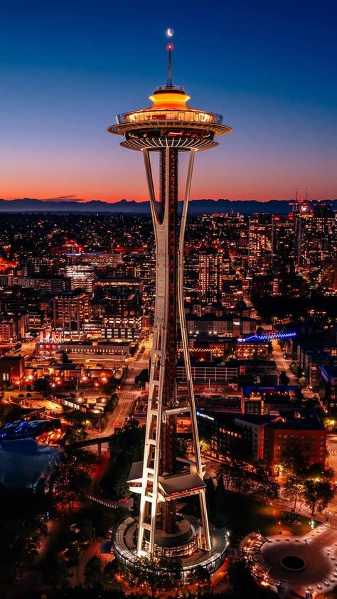 Seattle Wallpaper Iphone, Seattle Washington Wallpaper, Seattle Greys Anatomy, Seattle Night Aesthetic, Seattle Aesthetic Wallpaper, Washington Wallpaper, Seattle Wallpaper, Gallery Layout, Usa Life