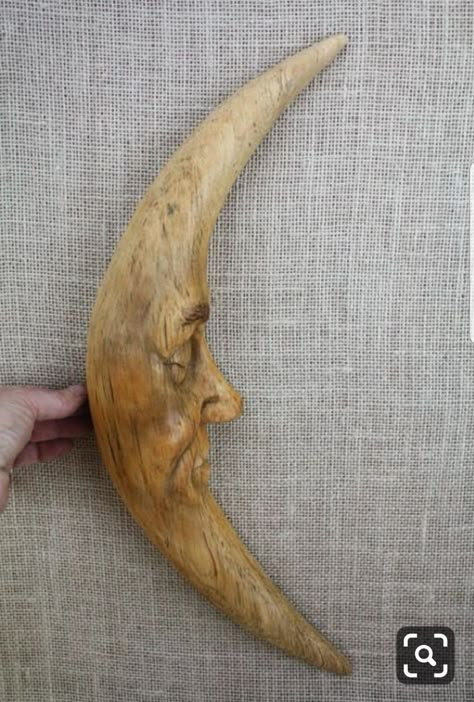 Wood Carving Art Sculpture, Wood Moon, Wood Car, Moon Man, Dremel Carving, Simple Wood Carving, Wood Carving For Beginners, Dremel Wood Carving, Got Wood