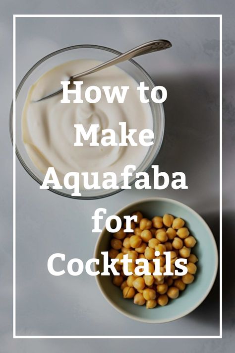 Aquafaba, made from the liquid found in cans of chickpeas, is the perfect vegan replacement for eggs in many recipes. Learn how to make it at home! Aqua Faba Recipes, Aquafaba Cocktail Recipes, What To Do With Aquafaba, Vegan Aquafaba Recipes, Aquafaba Egg Replacer, How To Make Aquafaba, Egg Substitute In Baking, Buttercream Frosting Cake, Egg Allergy