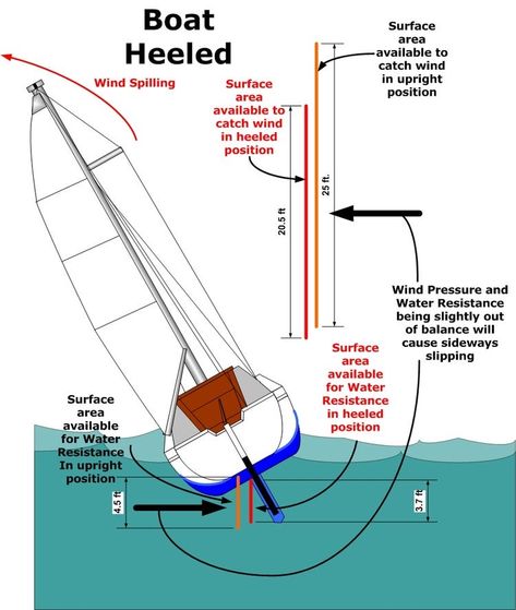 Catalina 22, Sailing Terms, Sailing Basics, Sailboat Plans, Boat Navigation, Sailing Lessons, Sailboat Living, Navi A Vela, Sail Life