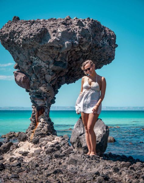 Playa Balandra - Mexico's Most Beautiful Beach - a world of destinations Balandra Beach, Mexico Beaches, Desert Climate, White Sand Beaches, Explore Mexico, Mexico Resorts, Venice Italy Travel, Baja California Sur, Visit Mexico